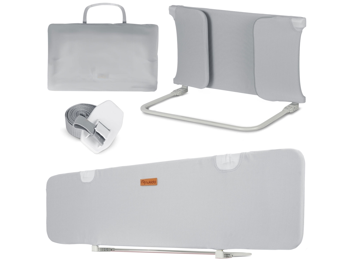 Funda De Segurança Para Cama 150 X 44 X 41 Cm Nukido Em Cinza Escuro
