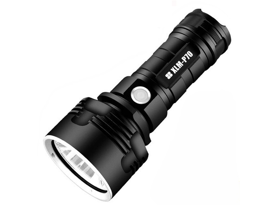 Lanterna Led À Prova Dágua De 30.000 A 100.000 Lúmens, Lanterna Potente Xlm P70 De 50 W Com 3 Modos Cla Aquaforge (bateria Única, 25 W L2)
