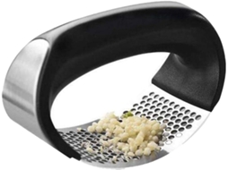 Rrycsy Aço Inoxidável Espremedor De Alho Gangorra Alho Prensa Peneira Fatiador Picador Utensílio De Cozinha Com Alça, Pro Slowmoose