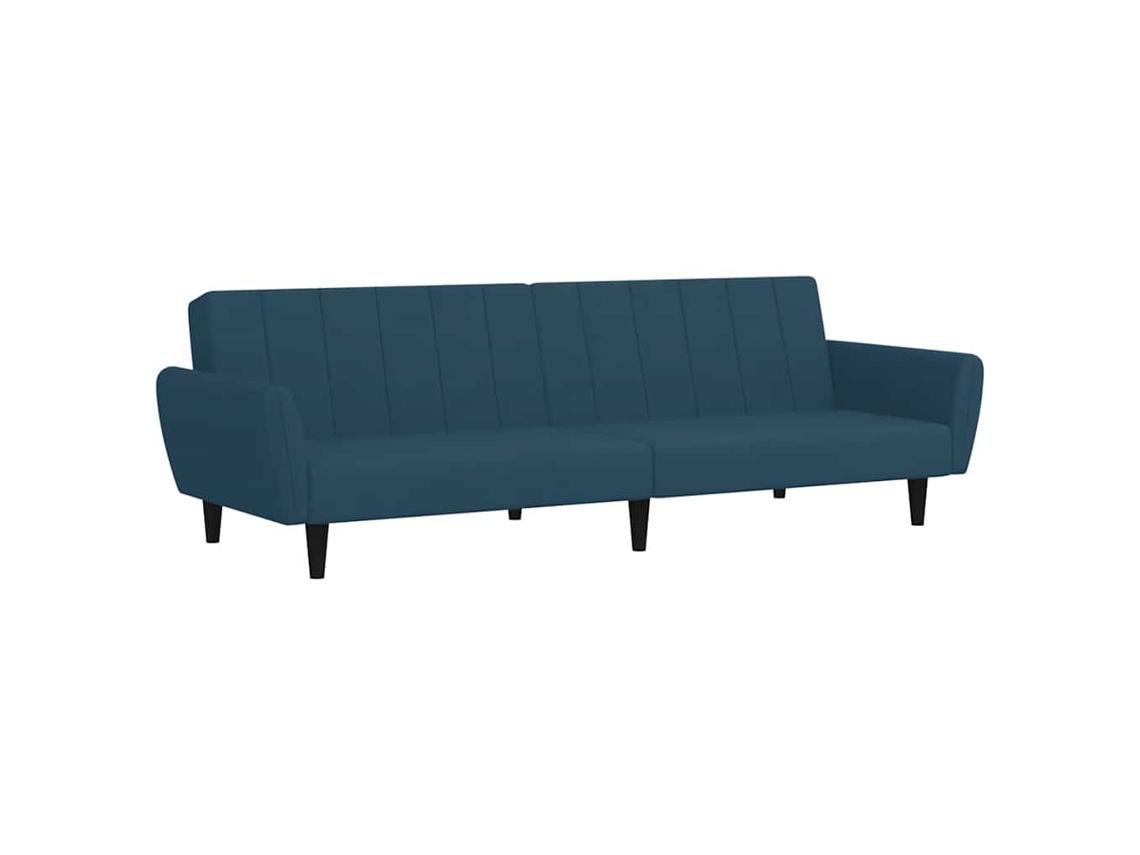 Sofa Bed, Sofa Beds Vidaxl Azul Veludo (n/a)