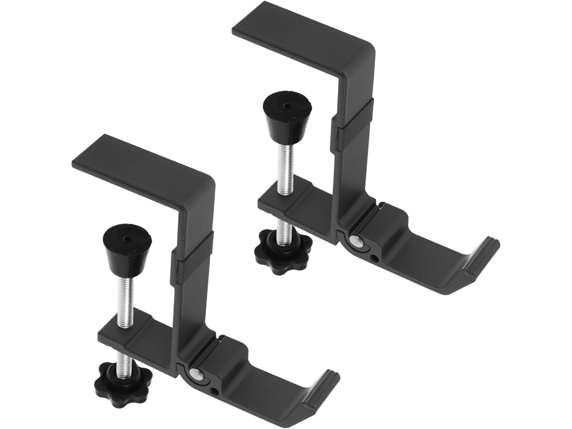 Villcase Crochê Para Casque À Pince De Bureau Abs 2pcs, Rangement