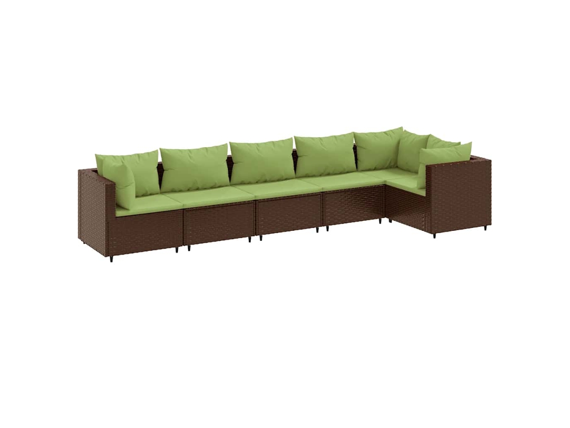 Conjunto de 3 Pcs bar jardim Vime e madeira MAISON EXCLUSIVE