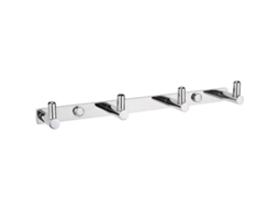 Rack De Toallas Para Baño Con 4 Ganchos De Acero Inoxidable 304 Montaje En Pared Acero Inoxidable 304 Gancho De Pared