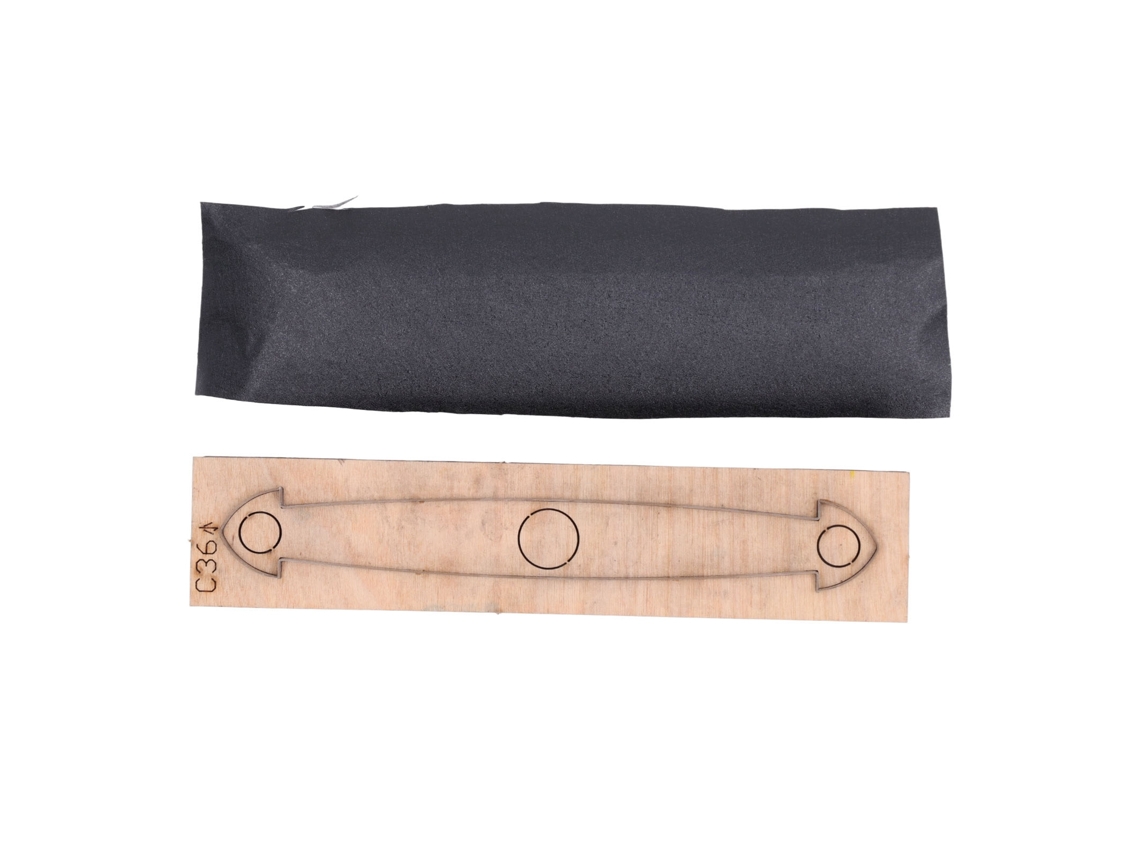 Die De Corte De Cuero Con Base De Madera Gruesa, Molde Pequeño Diy Para Scrapbooking Y Joyería