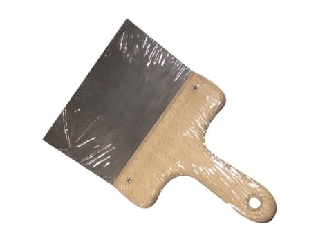 Faca De Reboco Savy Aço Laminado Polido Afiado Cabo De Madeira Natural 16 Cm