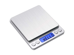 Balanças Digitais de Cozinha com Função Tare 0.01g e Display Lcd 500g Aço Inox 304 | S/MARCA