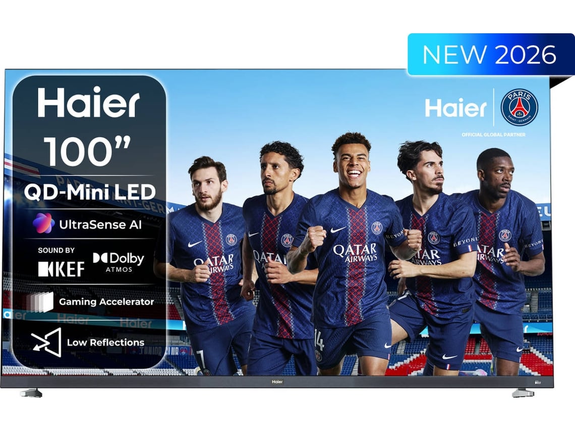 TV HAIER M96 H100M96FUX (QLED - 100'' - 254 cm - 4K Ultra HD - Smart TV)
