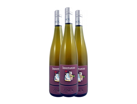 Vinho branco PHILIPPE ZINCK Gewürztraminer Alsace (0.75 L - 3 Unidades)