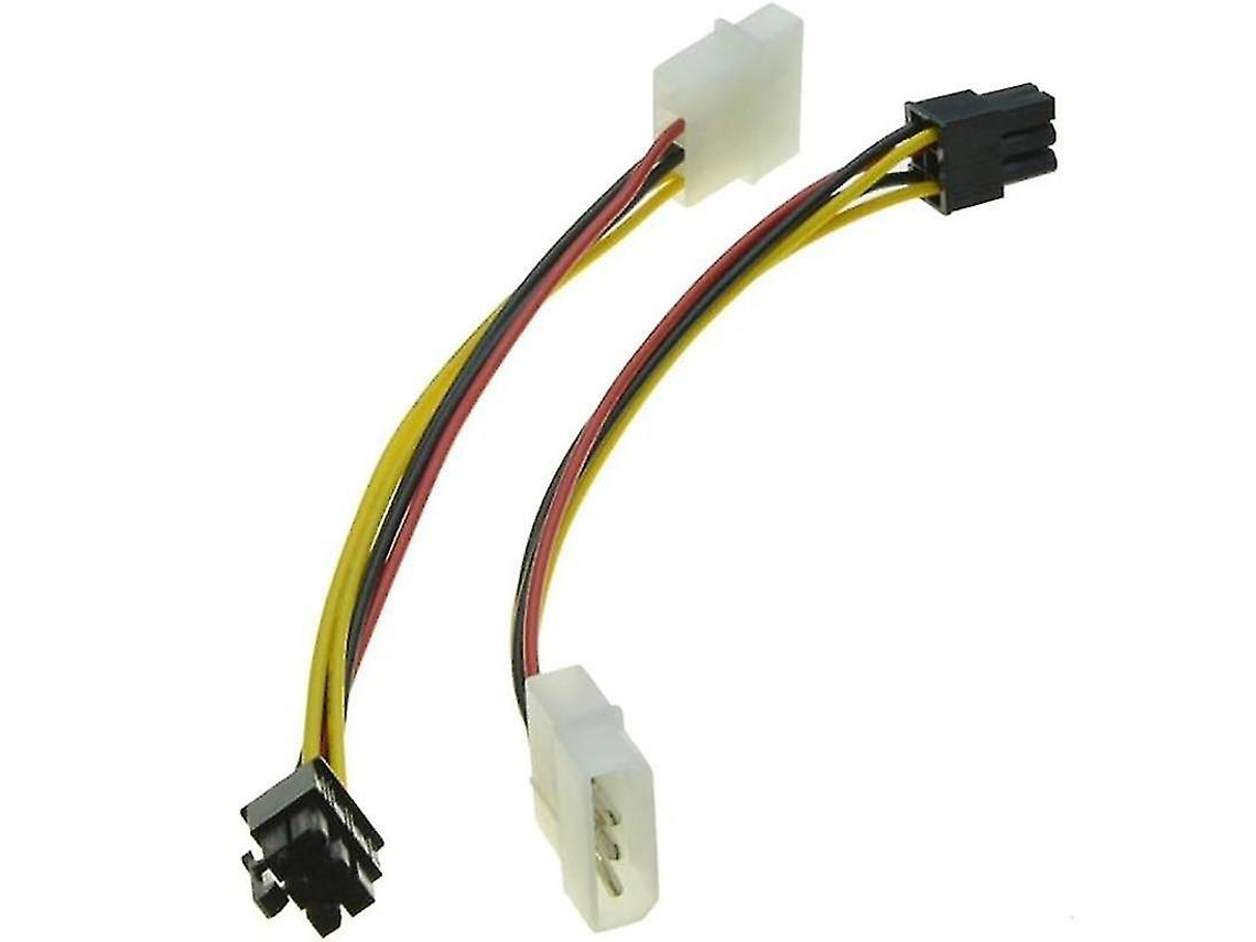Adaptador De Cabo De Alimentação Para Placa Gráfica De 4 Pinos Molex Para 6 Pinos Pci Express Pci E Aquaforge