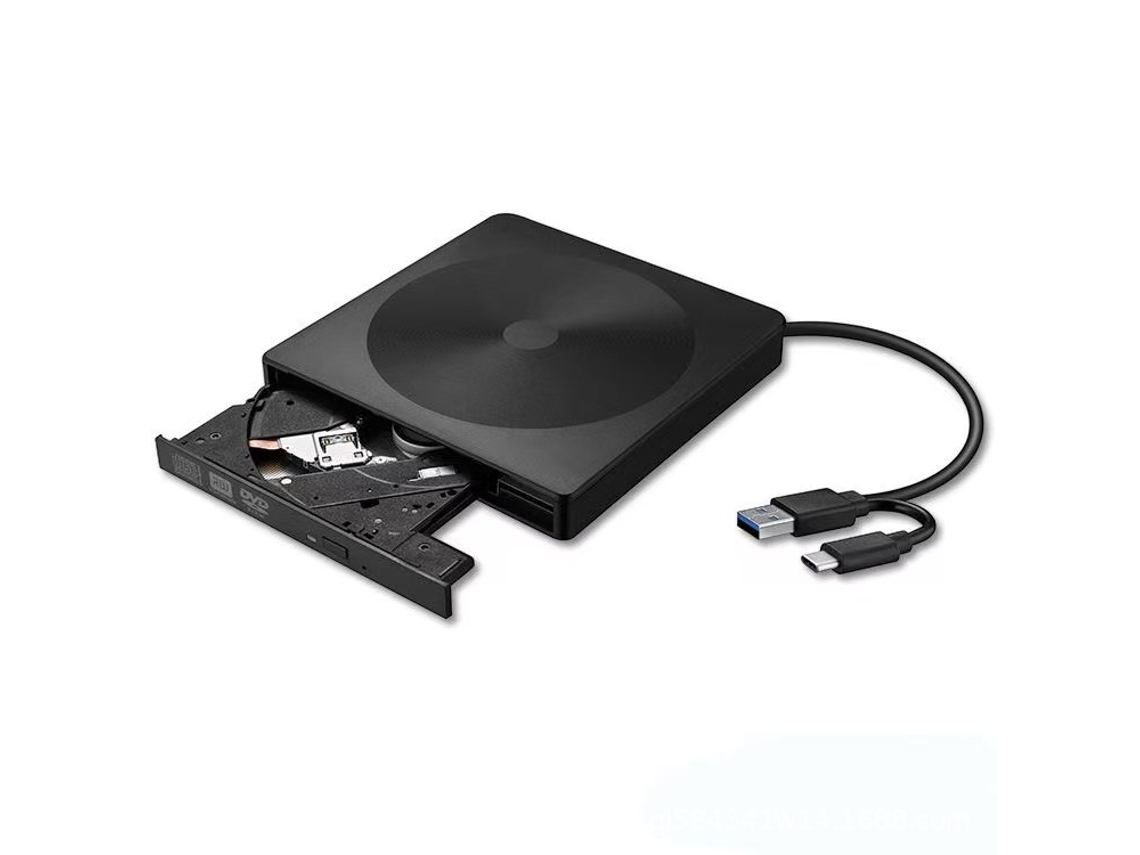 Unidade de Dvd/Cd Externa Usb 3.0 e Tipo C, Leitura e Gravação, ZYBLSSBB