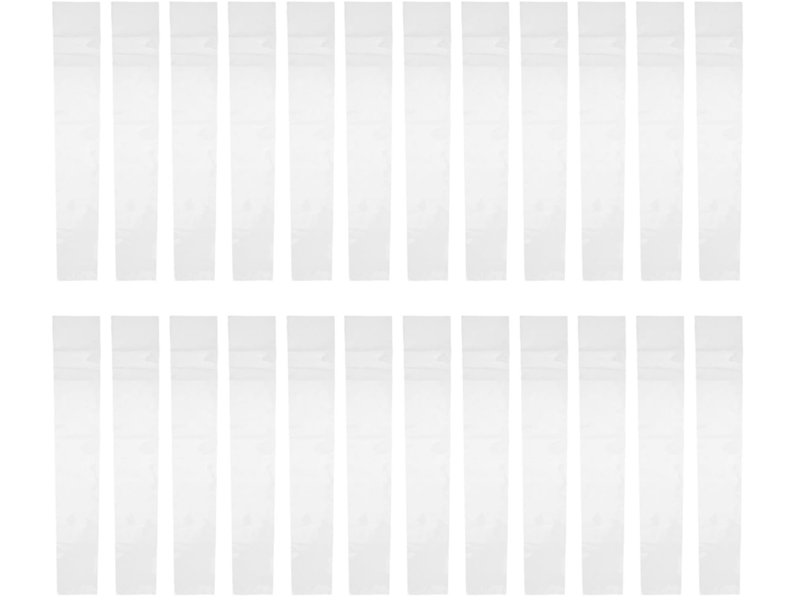Embalagem Com 25 Unidades De Abraçadeiras De Plástico Transparente