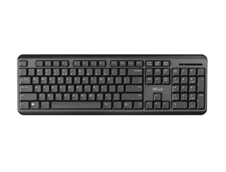 Trust Tk350 Teclado Inalambrico usb - Silencioso - Teclas Multimedia - Resistente a Vertidos