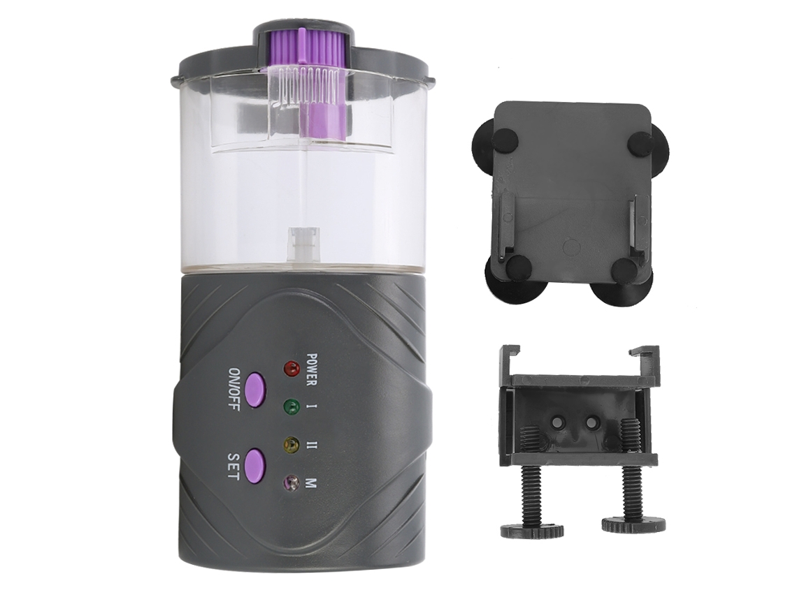 Alimentador Automático Inteligente para Peixes com Timer para Aquário Tanque de Peixes Acessórios | S/MARCA