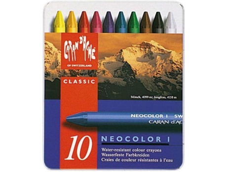 Caran DAche Lápis de Cera Neocolor® I, Várias Cores