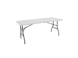 Mesa dobrável 240cm retangular branca THINIA