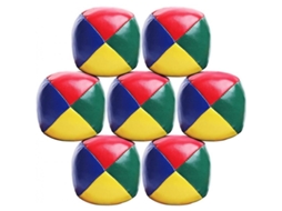7 Bolas De Malabares Para Principiantes Suaves E Duráveis De Pu Com Partículas Plásticas 5x5cm 1.7oz