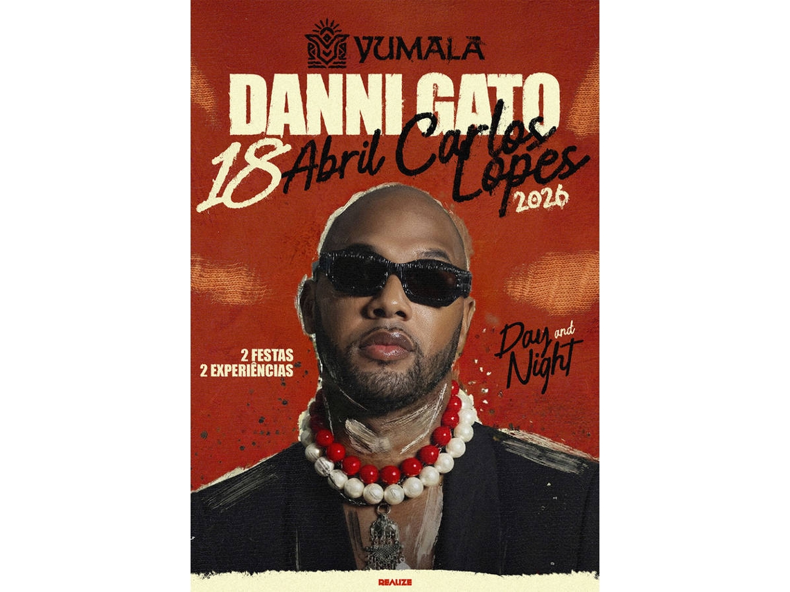 Bilhete DANNI GATO - YUMALA CARLOS LOPES 2026