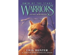 Livro Warriors Omen of the Stars 3 Night Whispers de Erin Hunter (Inglês)