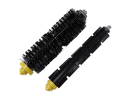 Compatível para Irobot Roomba Série 600, 610 620 625 630 650 660 Cerdas e batedor flexível Kit de filtros de escova de 3 braços 2 peças