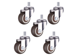 Eforçados Para Cadeiras De Escritório, Rodízios Gira, 38 Mm, 50 Mm, Borracha, Giratórios, 360 Graus
