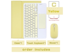 Capa Com Teclado Para Tablet Lurelia, Compatível Com I Pad Mini 6 De 8,3", Touchpad, Teclado Bluetooth, Rato 2.4g