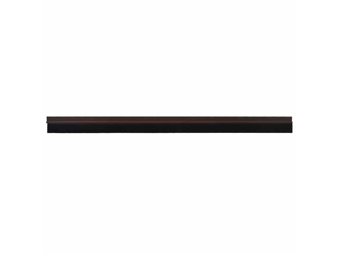 Conjunto 12 Vedação Moderna Para Porta Vidaxl Castanho Alumínio (100 Cm)