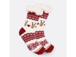 Meias Eifson Antiderrapantes Térmicas De Natal, Adequadas Para Tamanhos 36-42 (02)