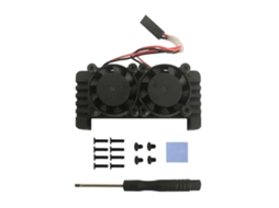 Para Raspberry Pi Zero 2 Para W Liga De Alumínio Para Concha Com Ventilador De Dissipação De Calor