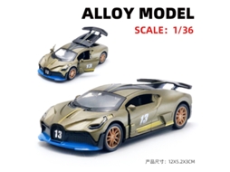 Miniatura de Carro em Escala 1/36, Feita em Metal Fundido, Presente para Crianças. MDUG