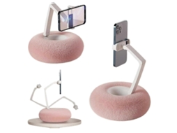 Tigela De Pelúcia Com Suporte Para Kindle, Suporte Para Celular Com Almofada De Pelúcia, Suporte Ajustável De Pelúcia Para Kindle-aquaforge