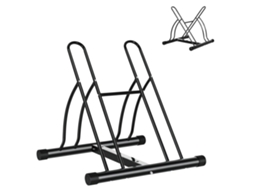 Rack modular para 2 bicicletas, aço epóxi, 54x60x57cm preto S/MARCA