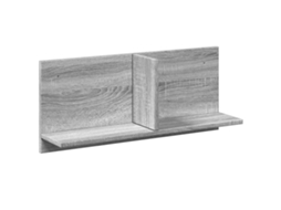 Wall Cabinet, Wall Cabinets Vidaxl Cinzeto Madeira Processada (70 X 16.5 X 30 Cm)