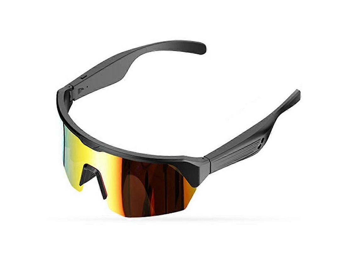 Óculos Inteligentes Yj006 2 Em 1 Compatíveis Com Bluetooth, À Prova De Vento Uv400, Para Ciclismo, Com Áudio E Bateria De 130mah Tipo C.