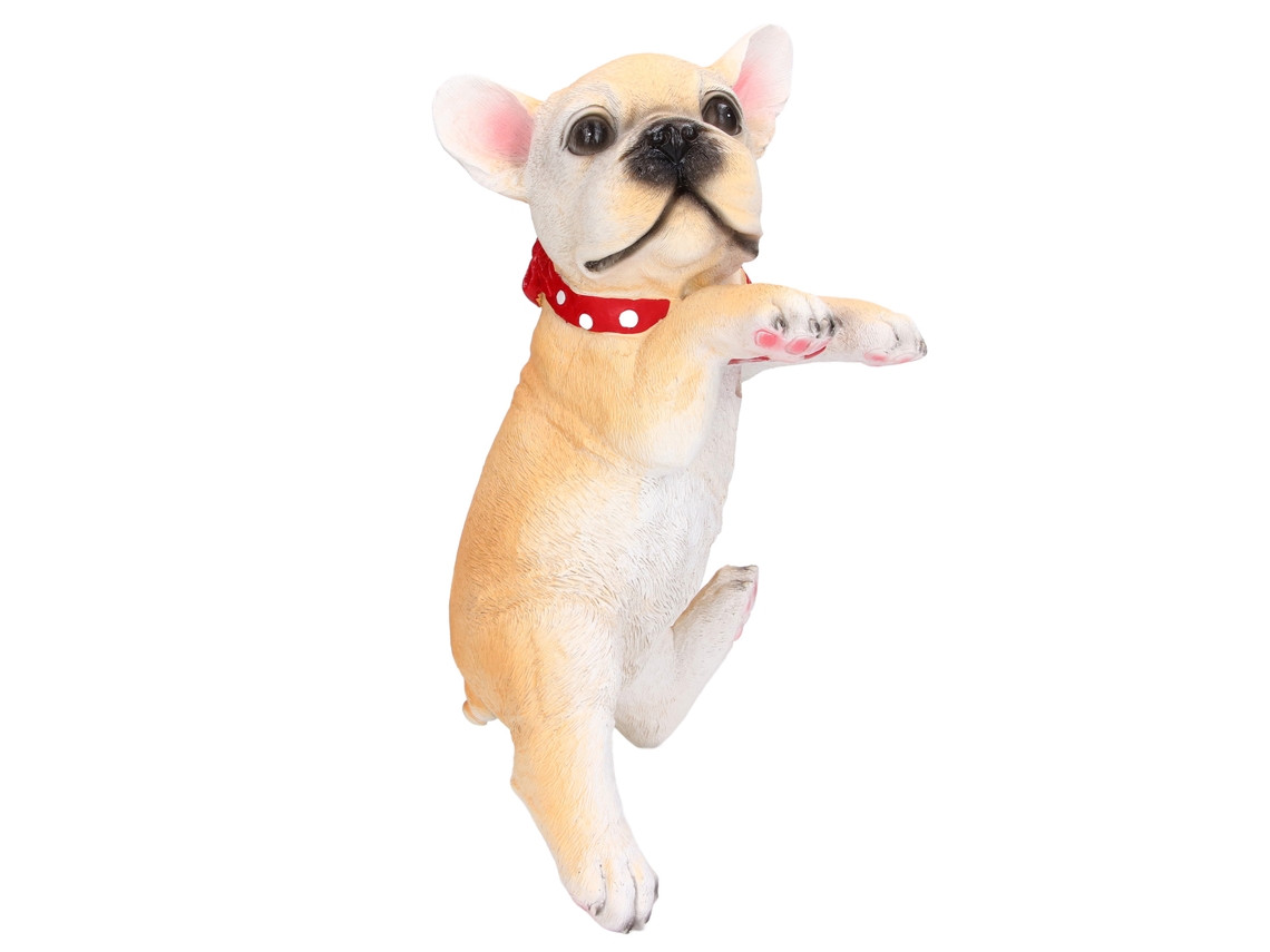 Adorno de Cão de Resina LAXISCREED para Mesa