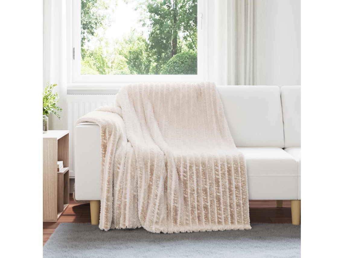 Vidaxl Cobertores De Sofá 6 Unid. Bege 200 X 150 Cm 4.75 Kg Lã