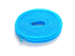 Corda de lavagem nylon 8m anti vento azul S/MARCA