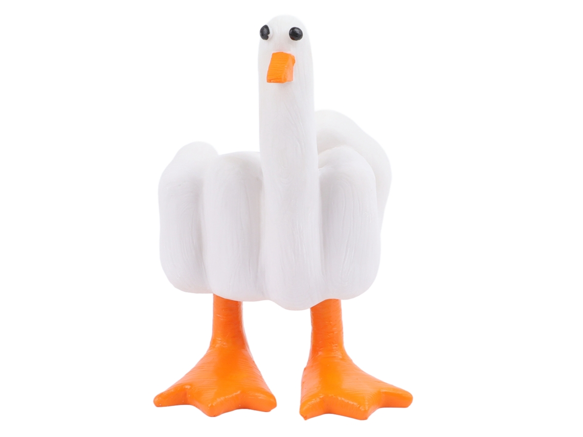 Decoração de Pato com Dedão do Meio para Mesa