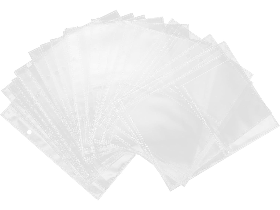 Shineofi 20pcs Páginas Feuille Photo En Plastique Réutilizables Para Álbum De Fotos Para Remplir - Proteção