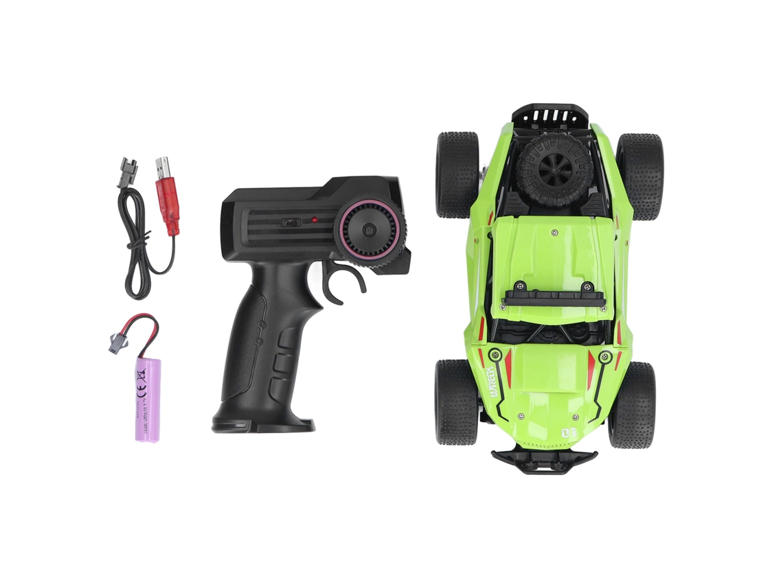 Mali carro de Controle Remoto Alta Velocidade 4wd Simulação Mini Drift Off Road para 6+ Anos (verde)