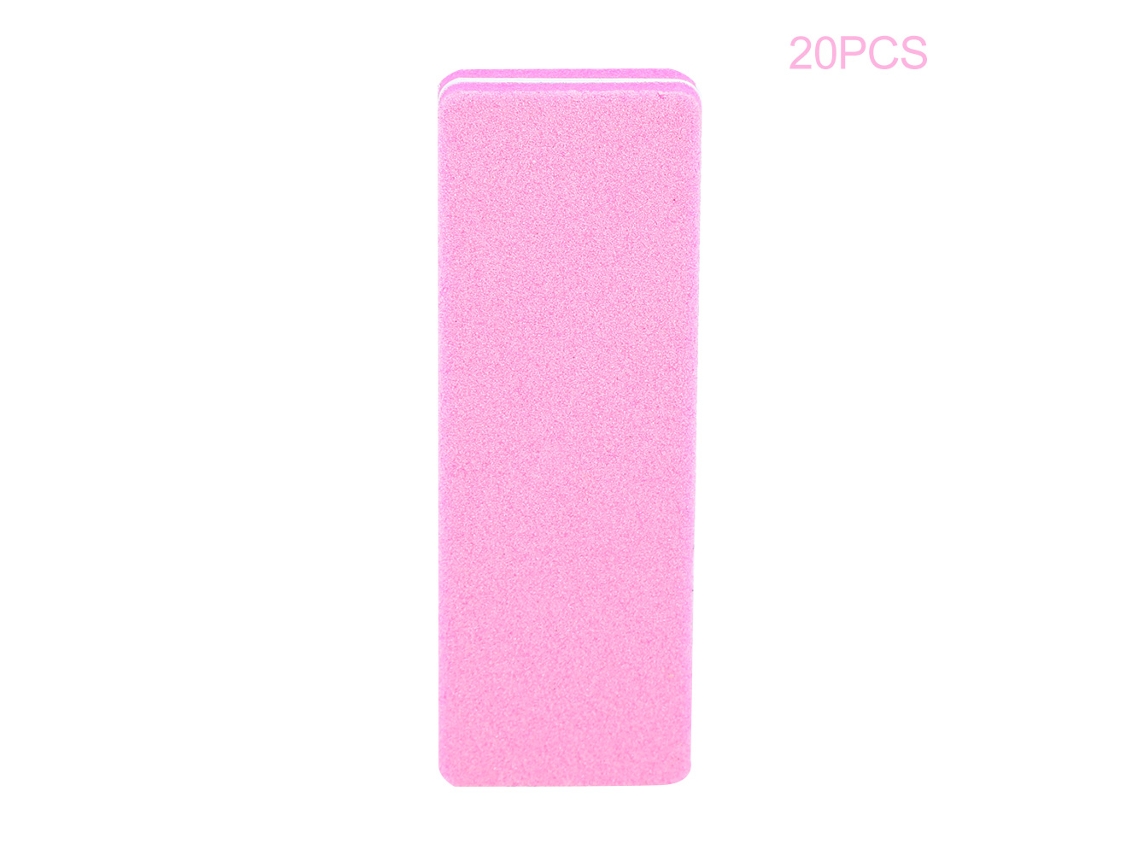 20pcs Conjunto De Lixas De Esmalte Para Unhas Sponge Kit Ferramentas De Manicure E Pedicure