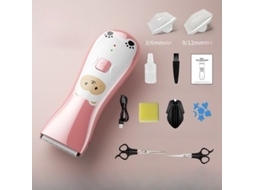 Corta Cabelo Bebé Silencioso Hexinyigjly Ipx6 Lavável, Para Crianças 0-12 Anos Rosa