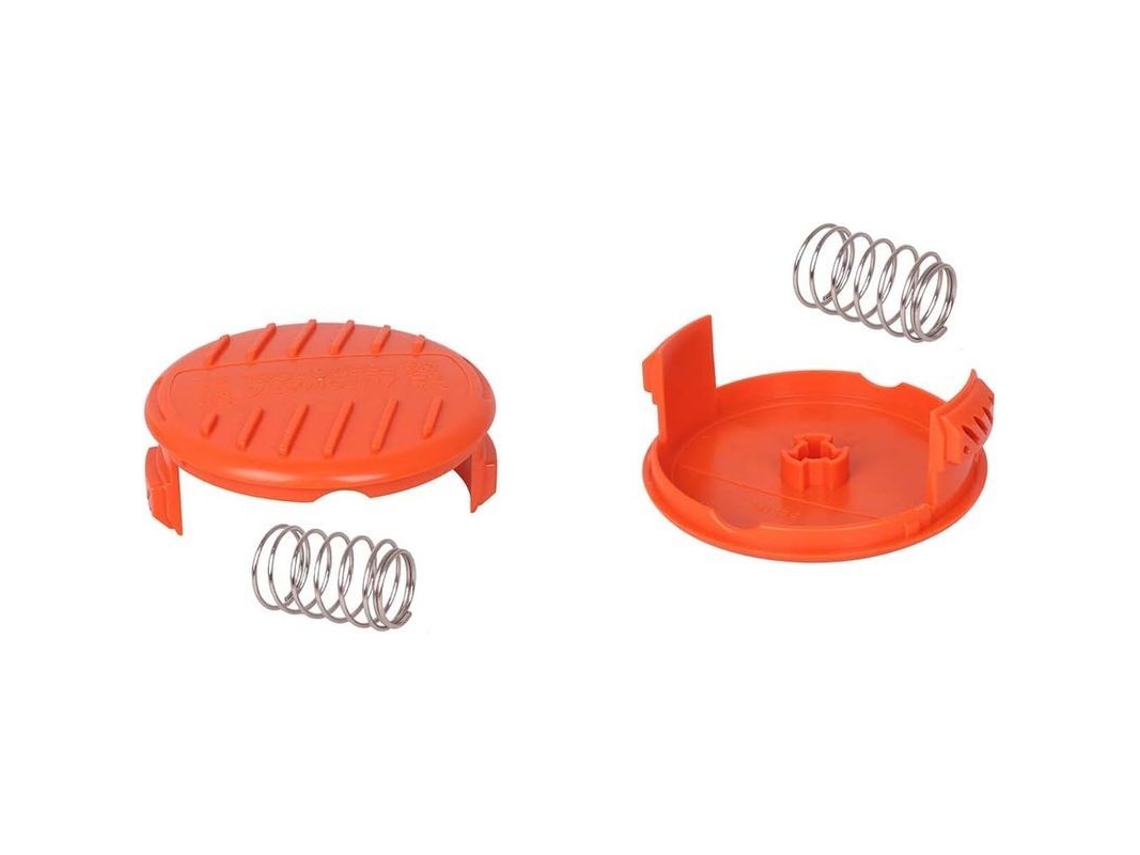 2 Tapas De Carrete Y Resorte Compatibles Con Black+decker Rc-100-p Afs Gh6 Gh400 Gh500 Gh610 Gh900