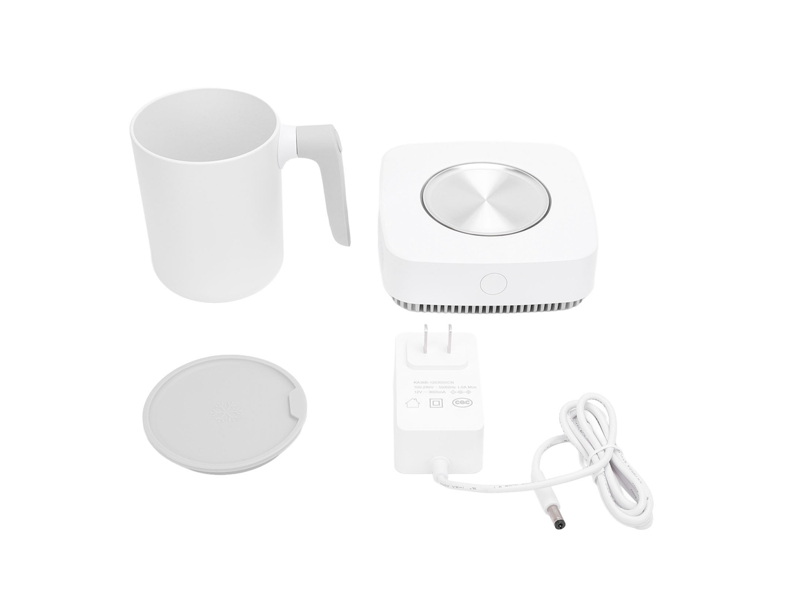 Mali conjunto de Caneca e Base Aquecedor/resfriador 2 em 1 com 3 Níveis de Temperatura e Caneca de 450ml