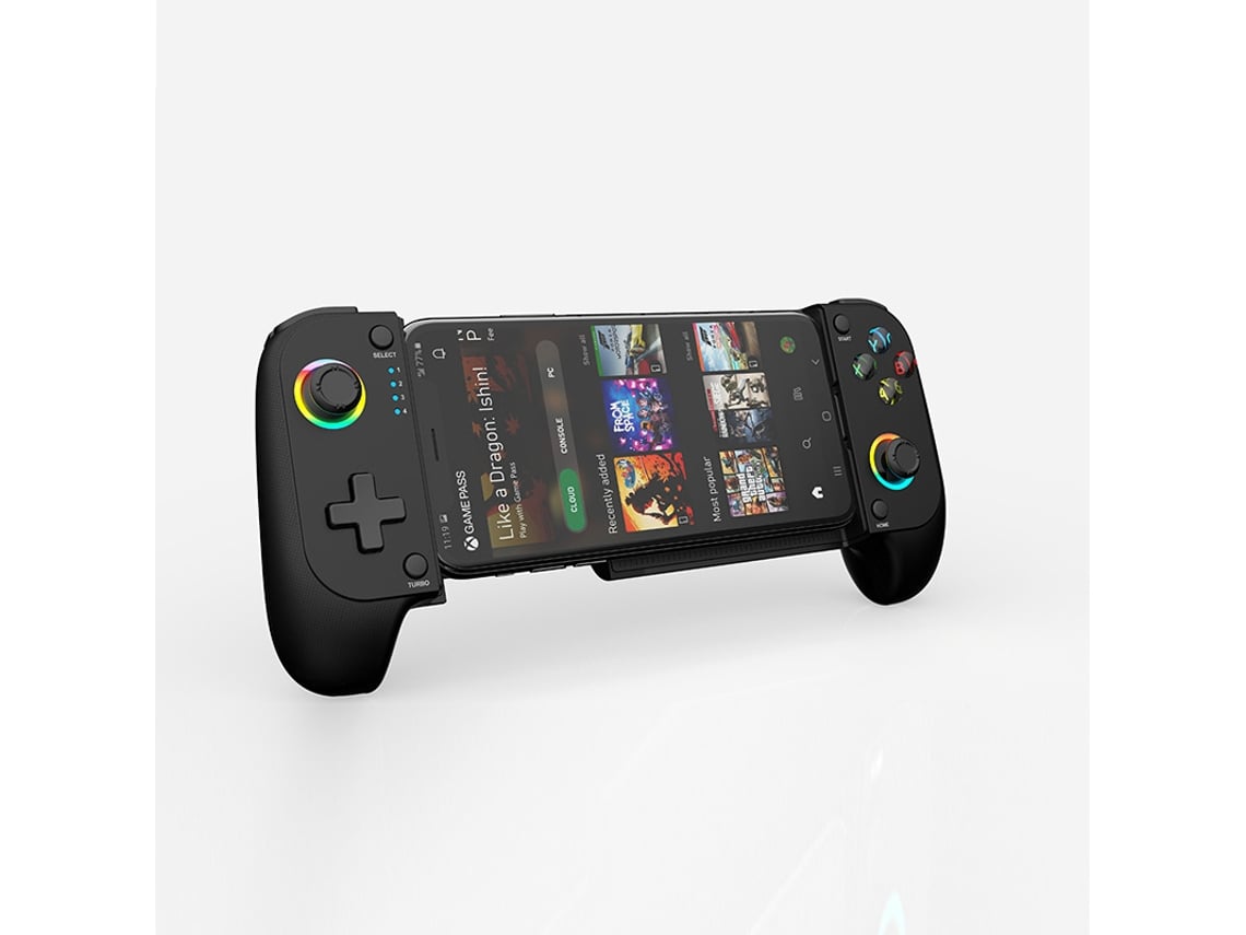Este Controle De Jogos Móvel Extensível Da Saitek É Compatível Com Telefones Ios/ns/pc/android.