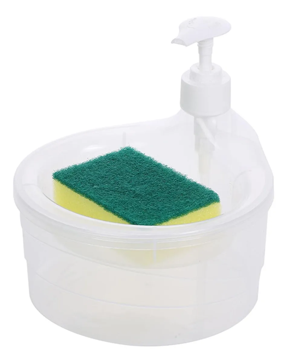 Dispensador De Sabão Prático E Suporte Para Esfregãovayotoy