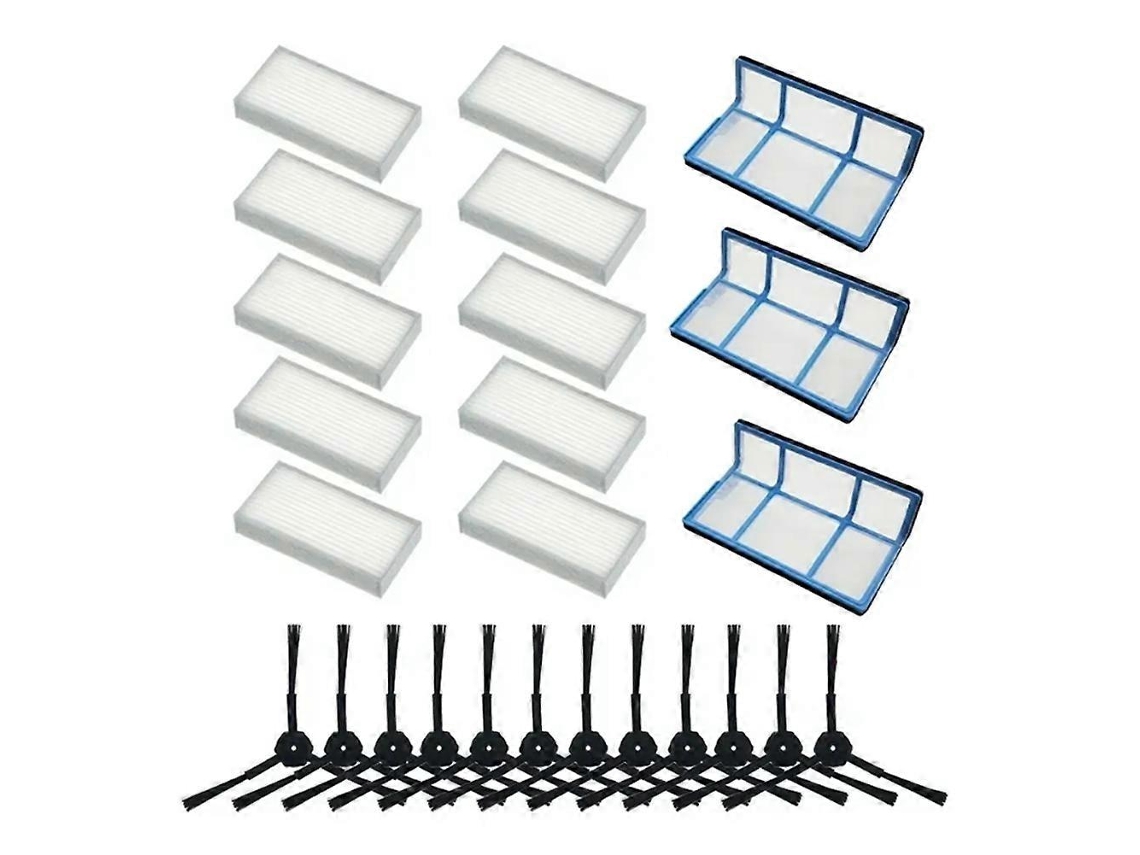 25 Peças De Escova Lateral E Filtro Hepa Para Aspirador De Pó Ilife V5 V5s V3 V3s V5pro V50 V55 X5 V5s Pro