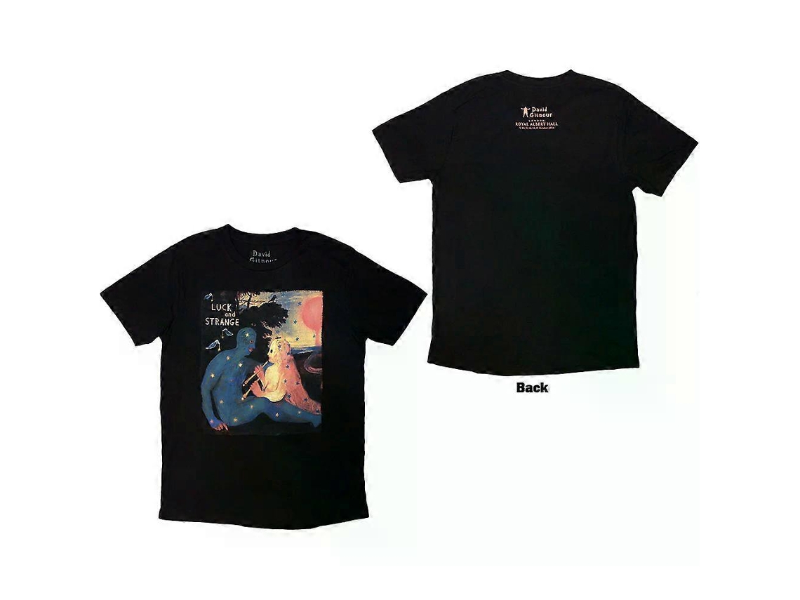David Gilmour Luck Strange London 2 T shirt Black Classic ROCKINSTONE Unisex Best Sellers Sizem