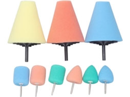 Conjunto De 9 Esponjas E Esferas Polimento Cônicas, Cones Para Metal,