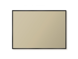 Magnetic Board Strong Orange For The Living Room Espelharte (100x70 Cm)