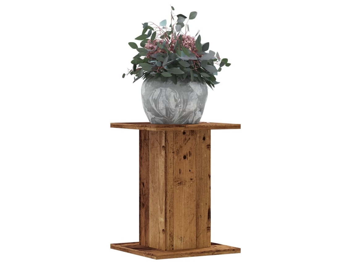 Vidaxl Suportes P/ Plantas 2 Pcs 30x30x40 Cm Derivados De Madeira